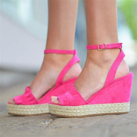 hot pink nike wedge sneakers|pink designer wedges for women.